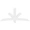 Ekena Millwork Davenport Architectural Grade PVC Gable Bracket, 84"W x 38 1/2"H x 2"D x 6"F, 11/12 Pitch GBP084X39X0206DAV00 - alternate 5